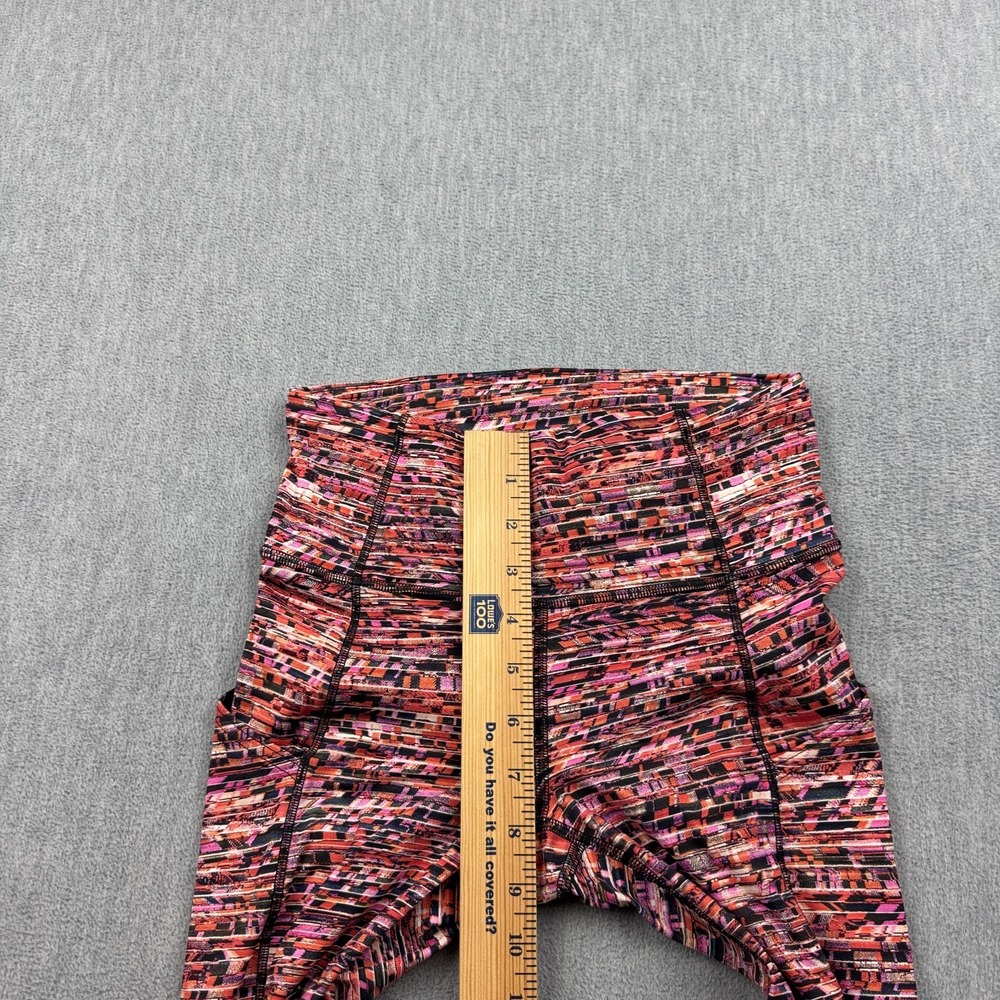 Lululemon Leggings Womens 4 Multicolor Fast Free Tight II 25" Yoga Gym Pants - Picture 6 of 12